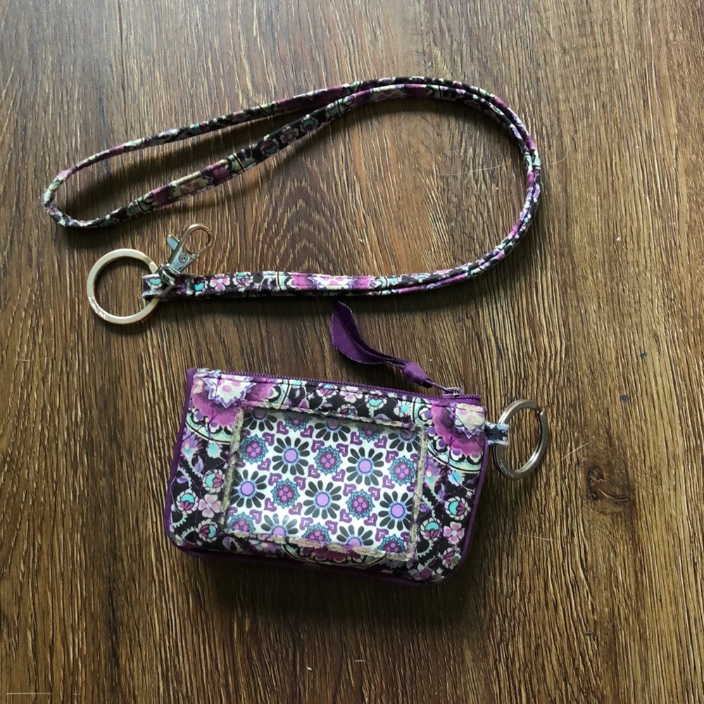 Vera Bradley Wallet and Lanyard